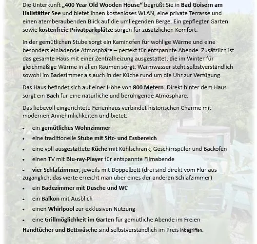 Tatil Evi 400 Year Old Wooden House Bad Goisern